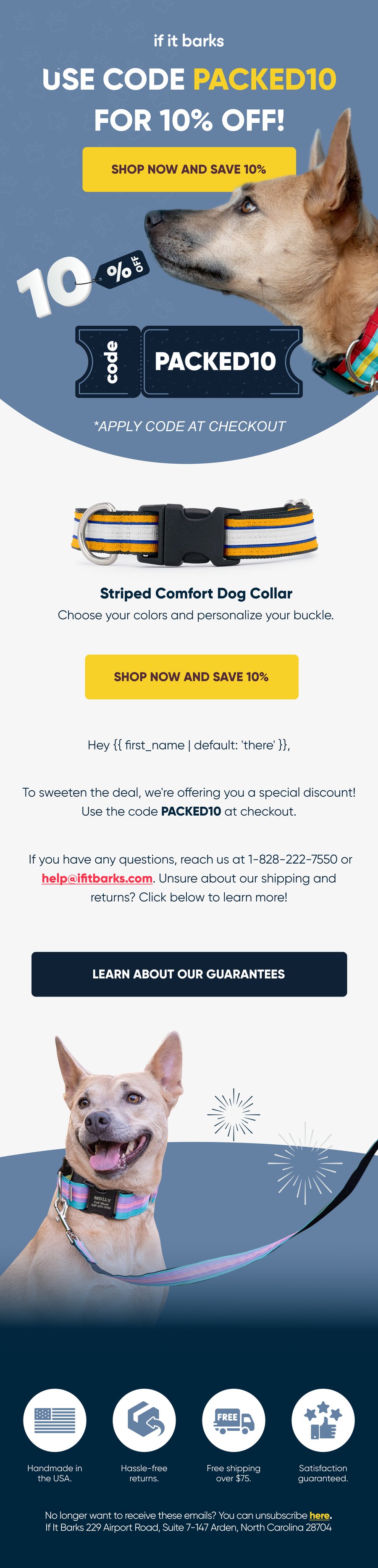 If It Barks email design