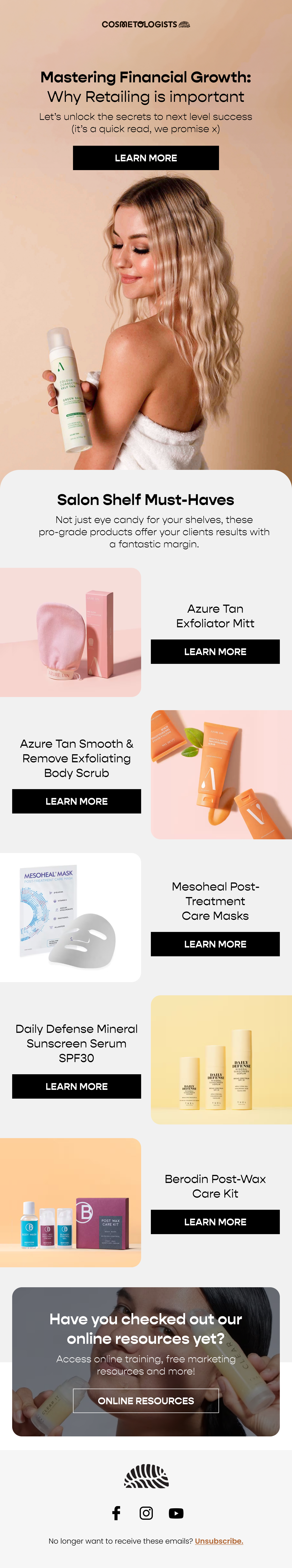Monthly newsletter newsletter / campaign email template design by In-box