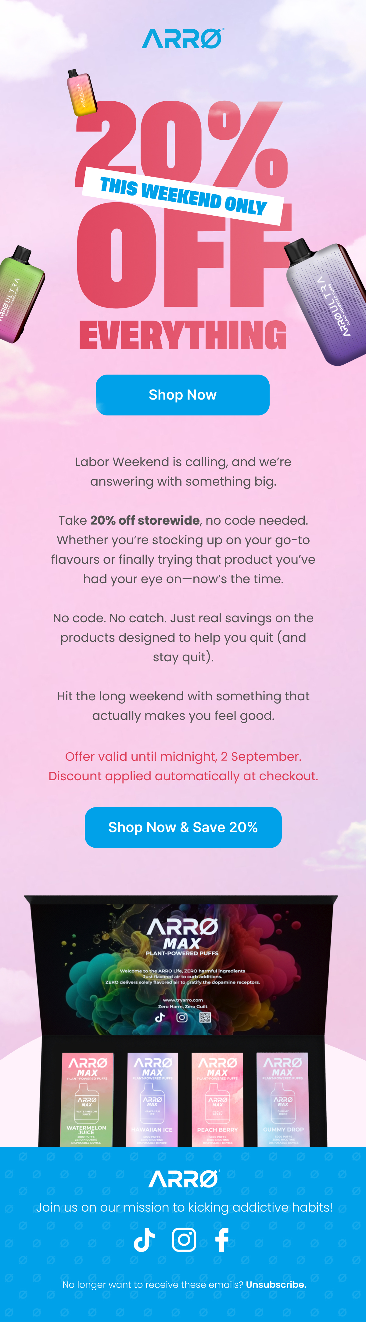 VIP early access vip / loyalty email template design by In-box
