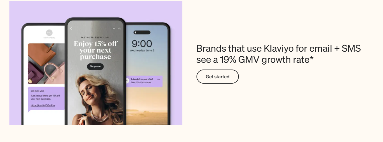 klaviyo email marketing